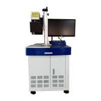 20W  visual metal fiber laser marking machinewith xy visual positioning